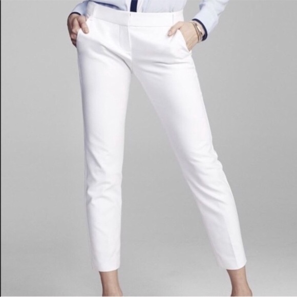 Express Pants Jumpsuits Express White Columnist Dress Pants